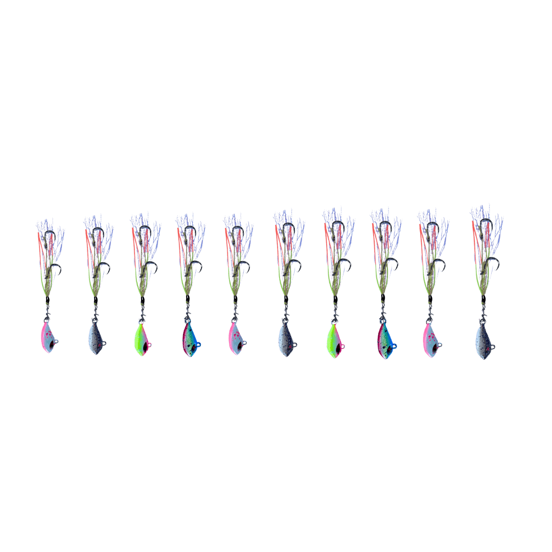 Flash Worm 10 Pack Bundle – High Action Lures for Whiting & Flathead – SnapBait Australia