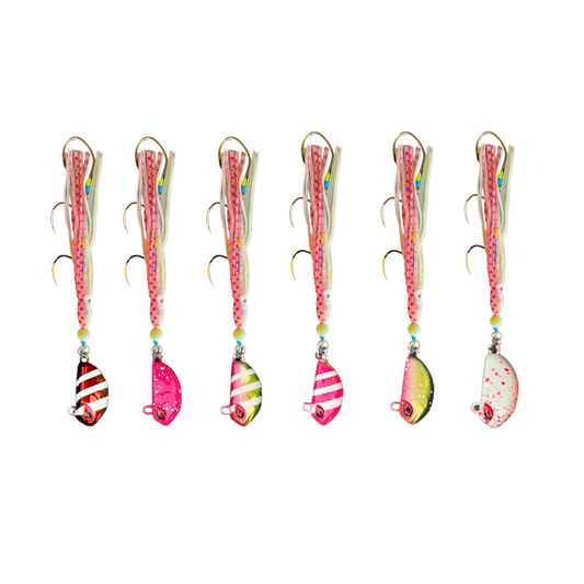 Triple Threat 6-Pack Hybrid Jigs — Snapper, Coral Trout & Red Emperor Reef Lure | SnapBait