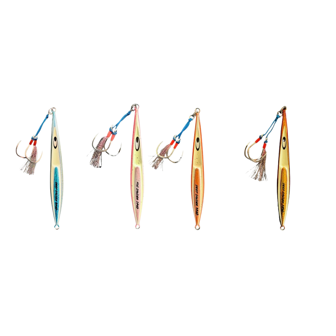 Dancer Series 4 Pack Bundle – Knife Jigs for Snapper, Trevally & Reef Fish