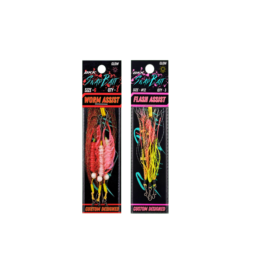 Flash & Blood Worm Assist Hooks – Whiting Rigs