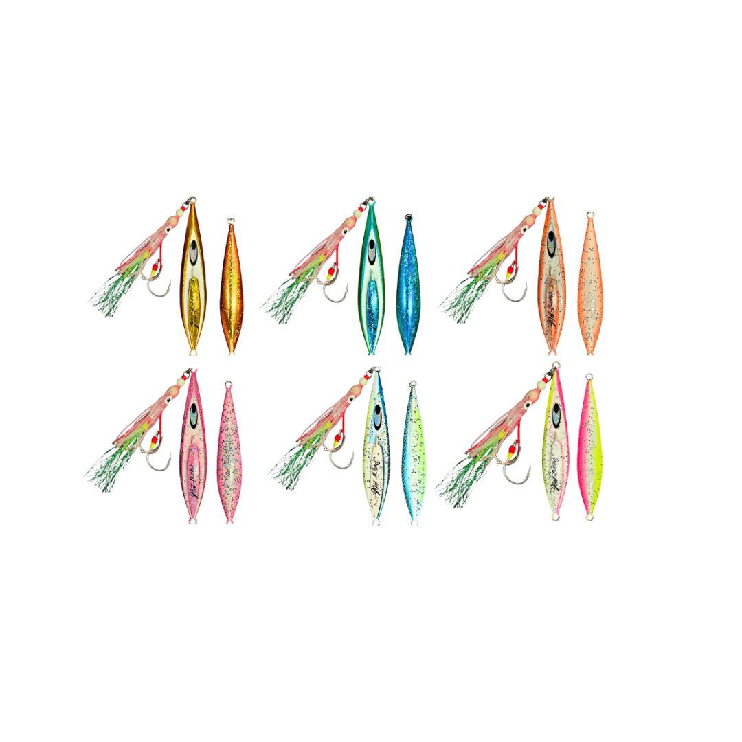 SnapBait Proto‑J‑ 6 Pack Bundle – Slow Pitch Jig Pack