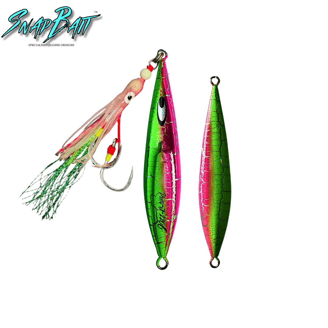 Proto-J Slow Pitch Jig – BKK Rigged Offshore & Reef – SnapBait Australia
