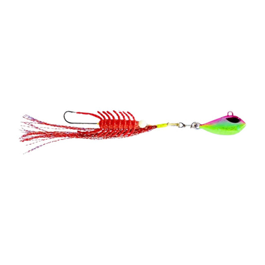 Blood Worm Hybrid Jig – Yellow/Pink