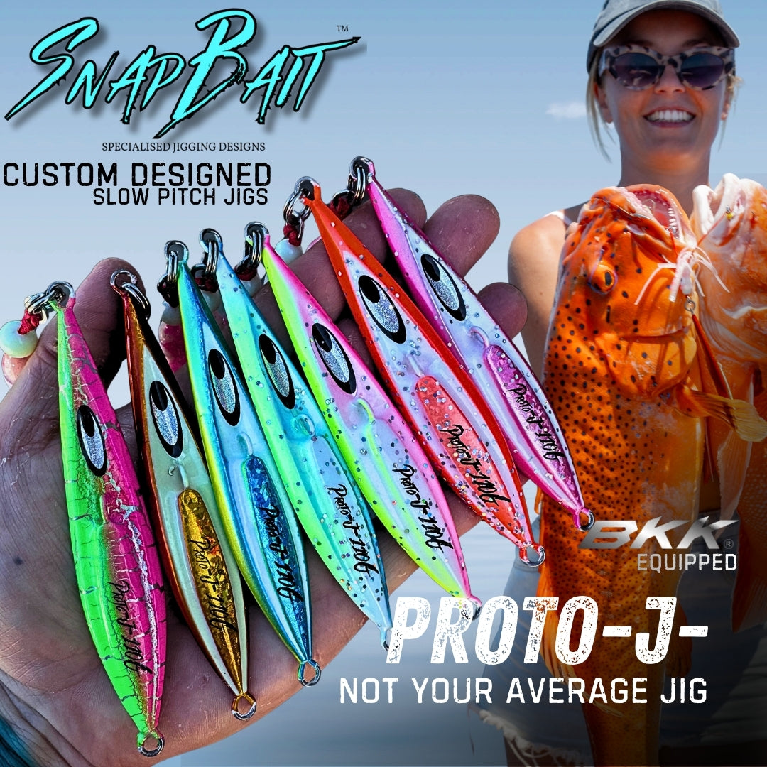 Slow Pitch Jigging Australia: How the Proto-J Mimics a Dying Baitfish