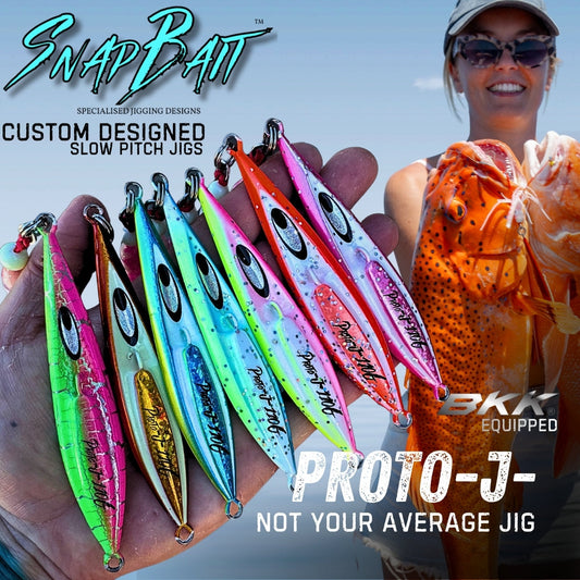 Slow Pitch Jigging Australia: How the Proto-J Mimics a Dying Baitfish