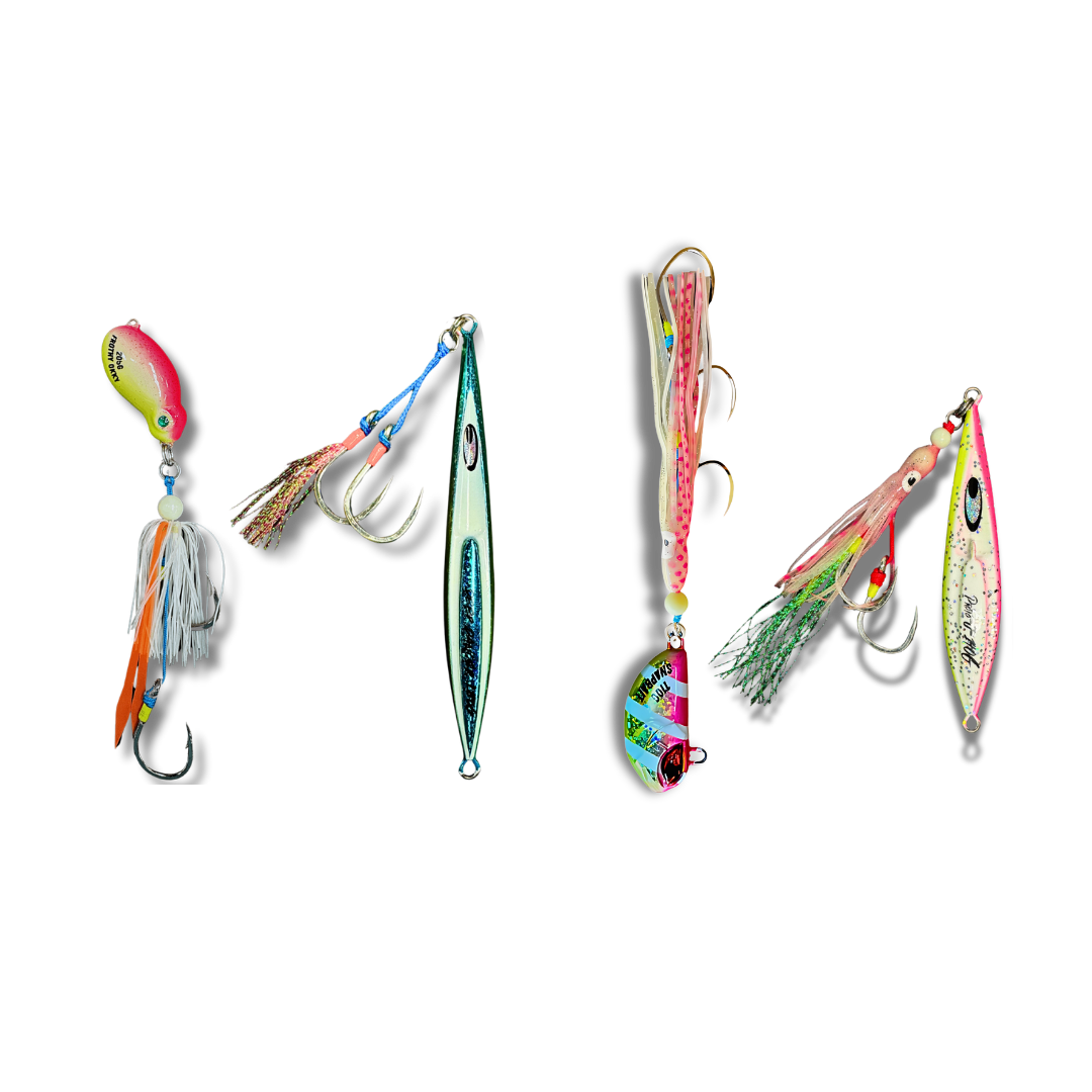 Saltwater jigs for US species including redfish
