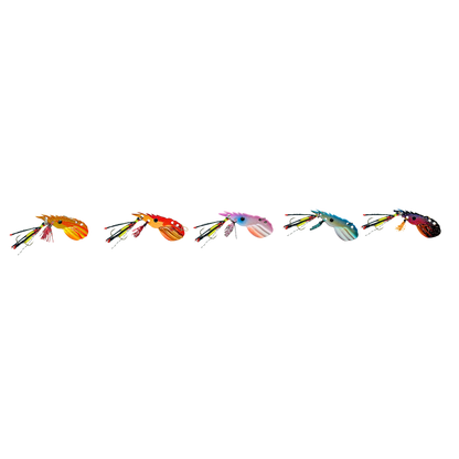 ZeroFG Prawn Vibe 5 Pack — Flathead, KG Whiting, Bream & Mangrove Jack Soft Plastic Lure | SnapBait