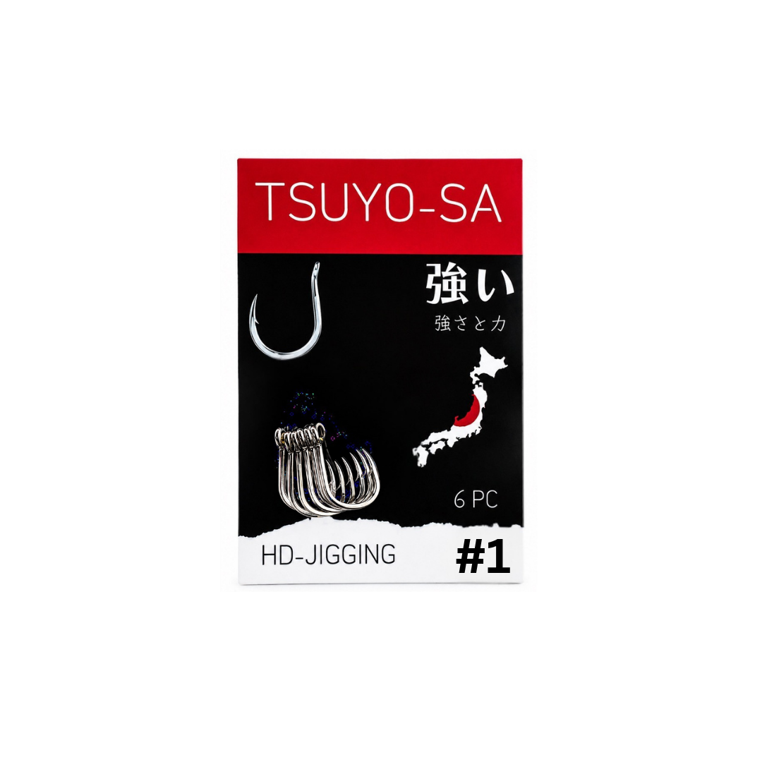TSUYO-SA HD Jigging Hooks | BKK – Heavy-Duty Saltwater Hooks