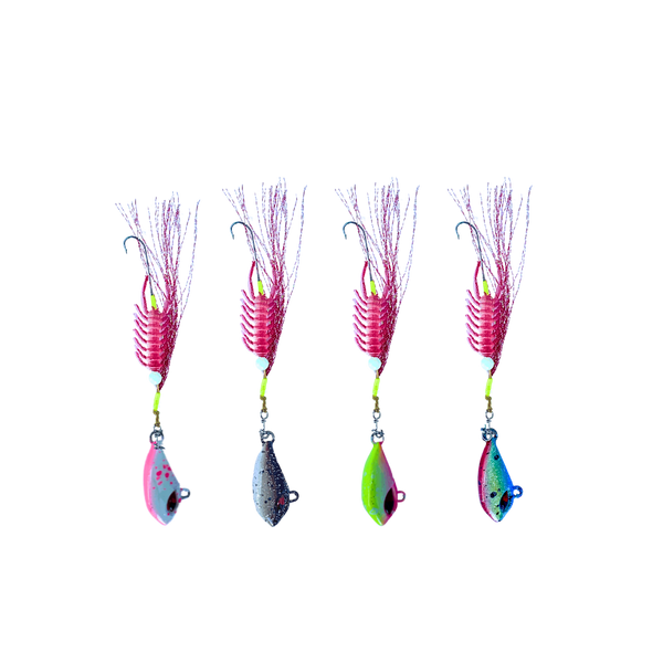 Blood Worm Bundle – Lifelike Worm-Style Jig Set for Beaches, Estuary Creeks