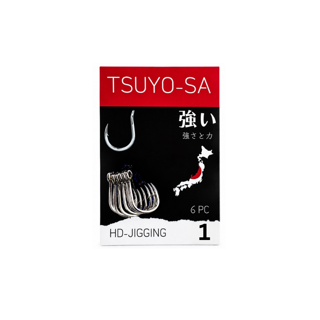TSUYO-SA HD Jigging Hooks | BKK – Heavy-Duty Saltwater Hooks
