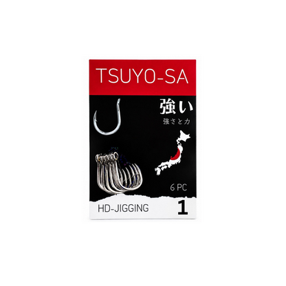 TSUYO-SA HD Jigging Hooks | BKK – Heavy-Duty Saltwater Hooks