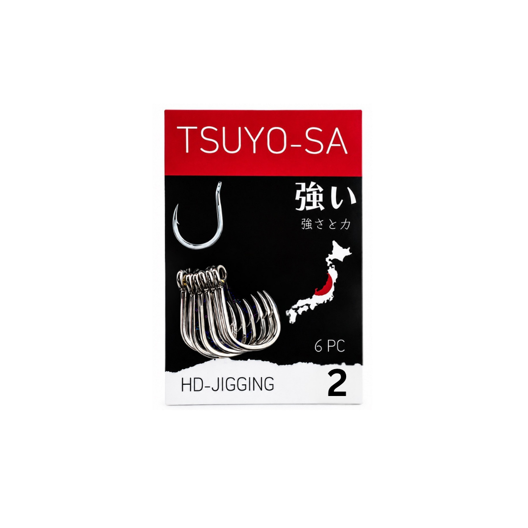 TSUYO-SA HD Jigging Hooks | BKK – Heavy-Duty Saltwater Hooks