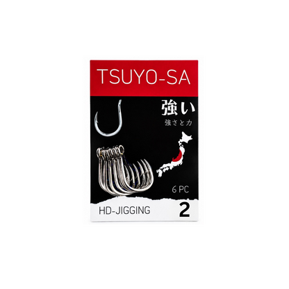 TSUYO-SA HD Jigging Hooks | BKK – Heavy-Duty Saltwater Hooks