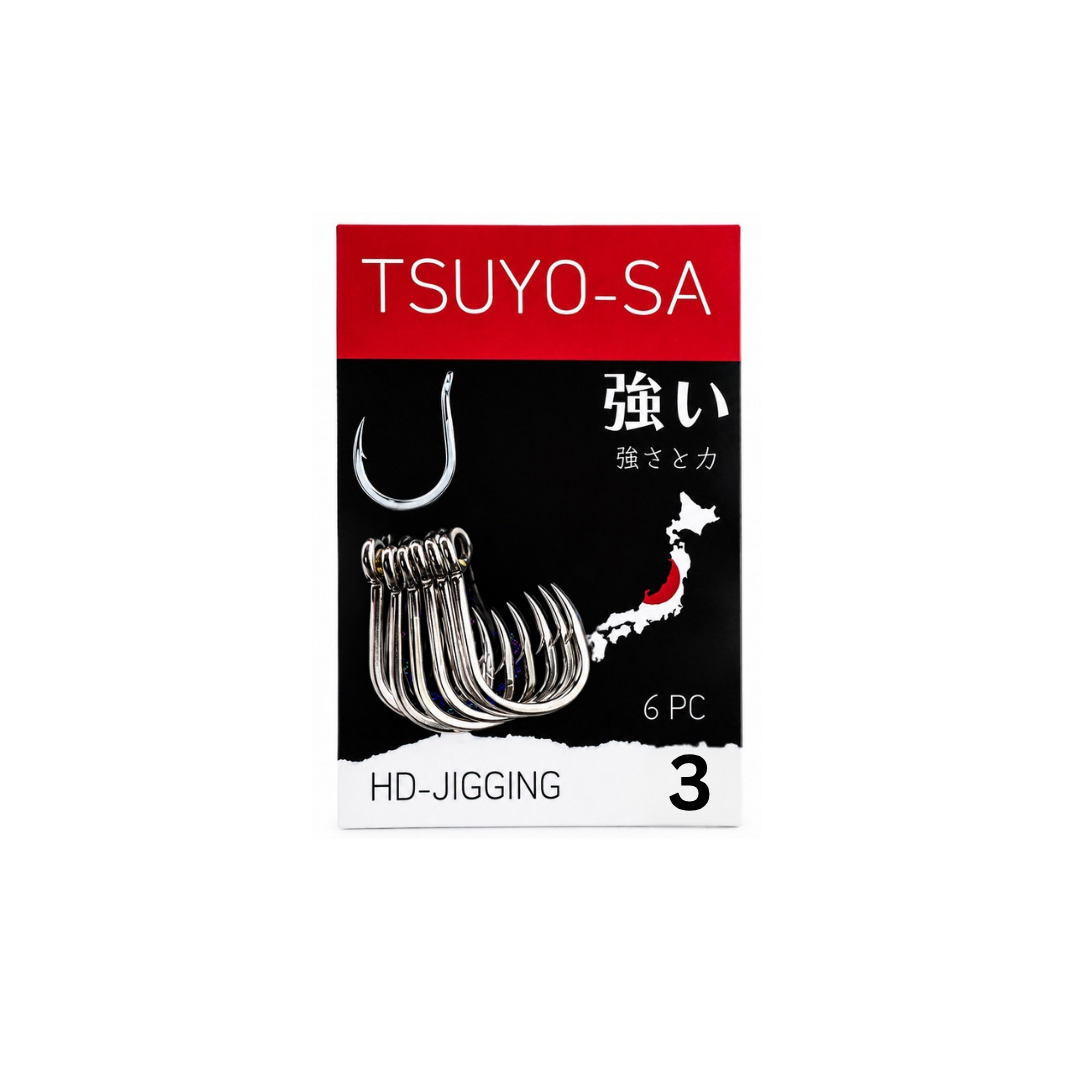 TSUYO-SA HD Jigging Hooks | BKK – Heavy-Duty Saltwater Hooks