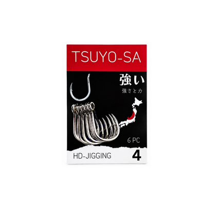 TSUYO-SA HD Jigging Hooks | BKK – Heavy-Duty Saltwater Hooks