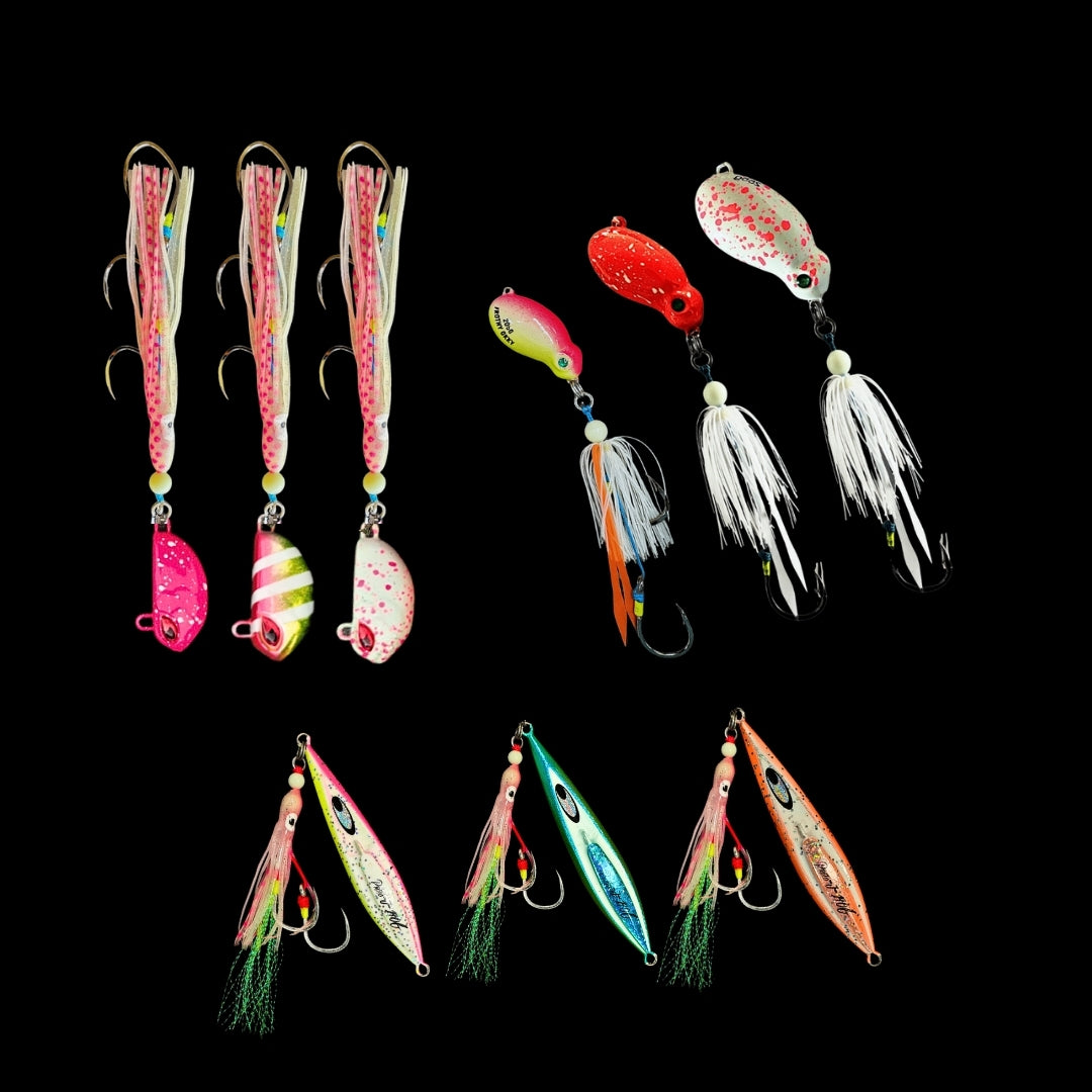 3-Way Reef Lure Pack – Coral Trout & Red Emperor