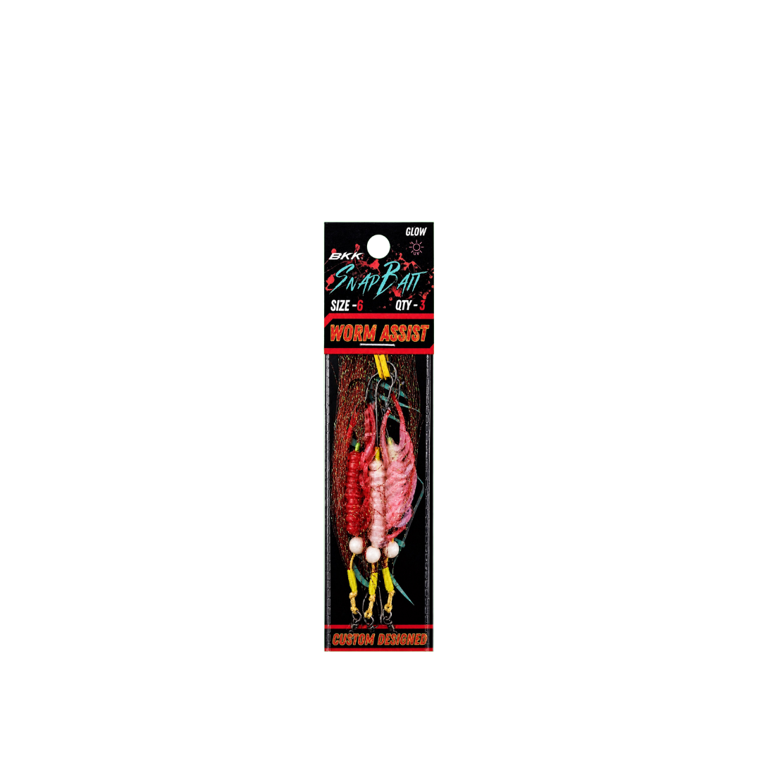 Flash & Blood Worm Assist Hooks – Whiting Rigs