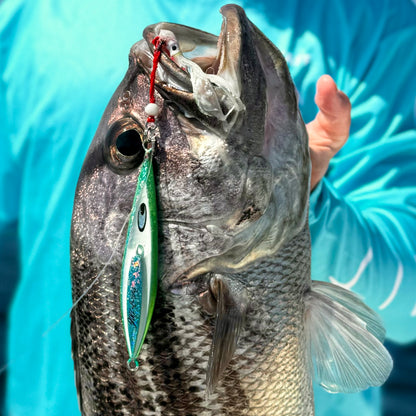 Proto-J Slow Pitch Jig – BKK Rigged Offshore & Reef – In Action Fishing Lure – SnapBait Australia