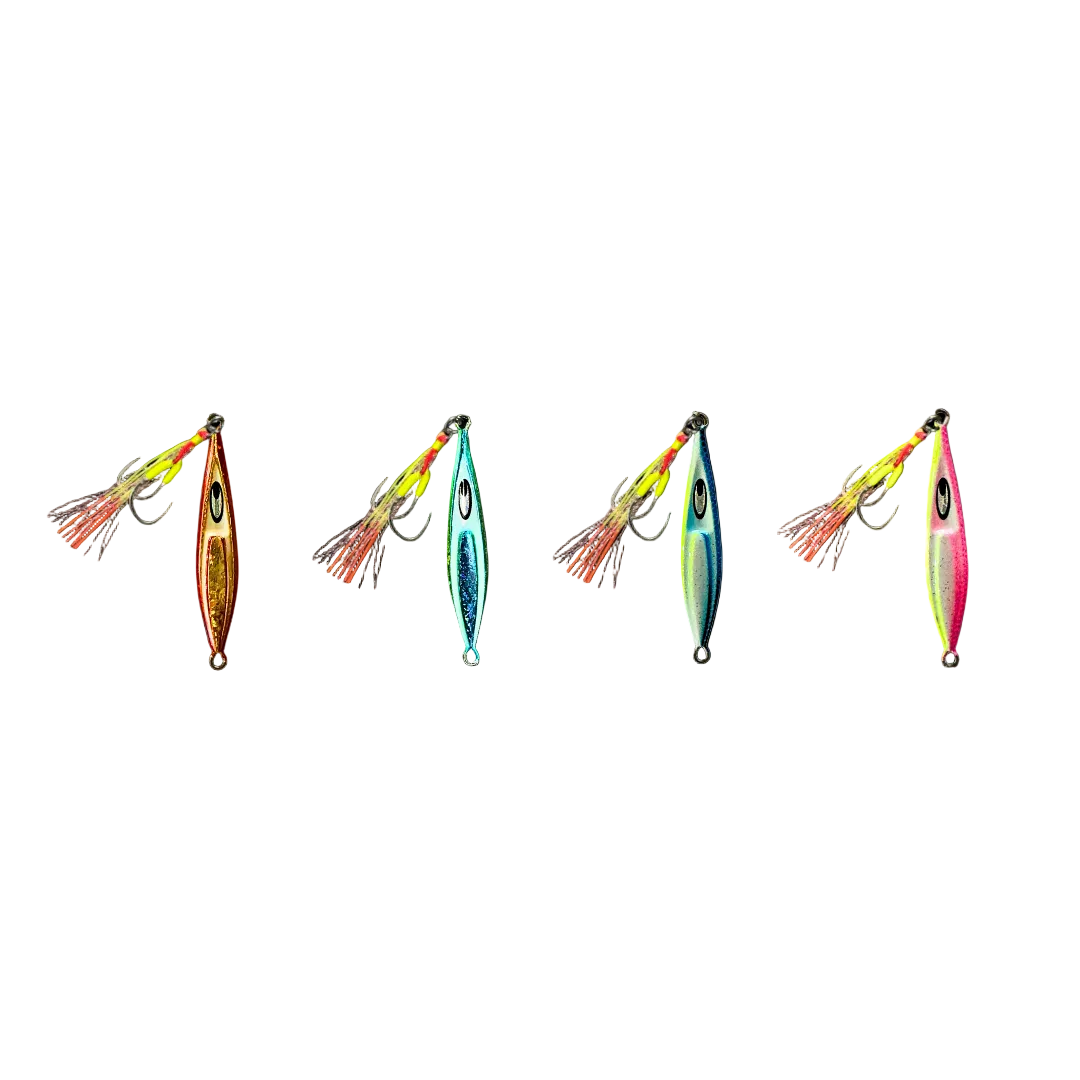Bantam Micro Jig 4-Pack – Flathead & Whiting
