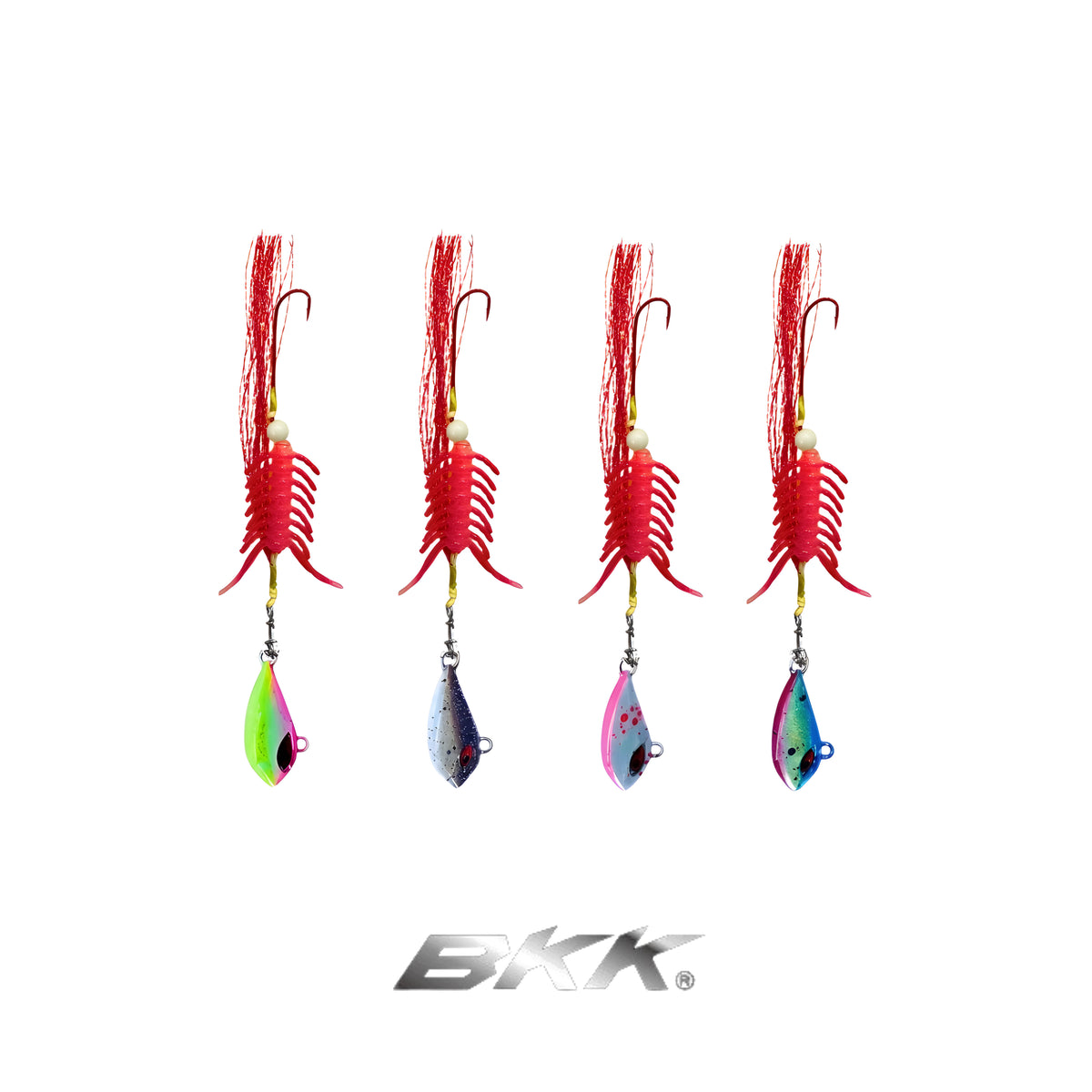 Blood Worm 4-Pack – Whiting & Flathead