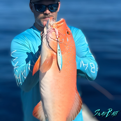 Coral trout caught on a SnapBait jig on inshore reef