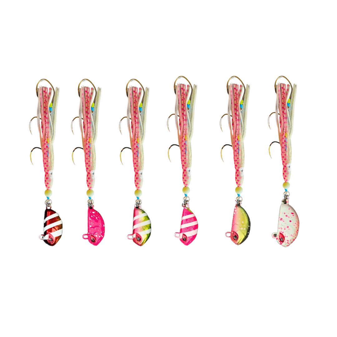 Triple Threat 6-Pack Hybrid Jigs — Snapper, Coral Trout & Red Emperor Reef Lure | SnapBait