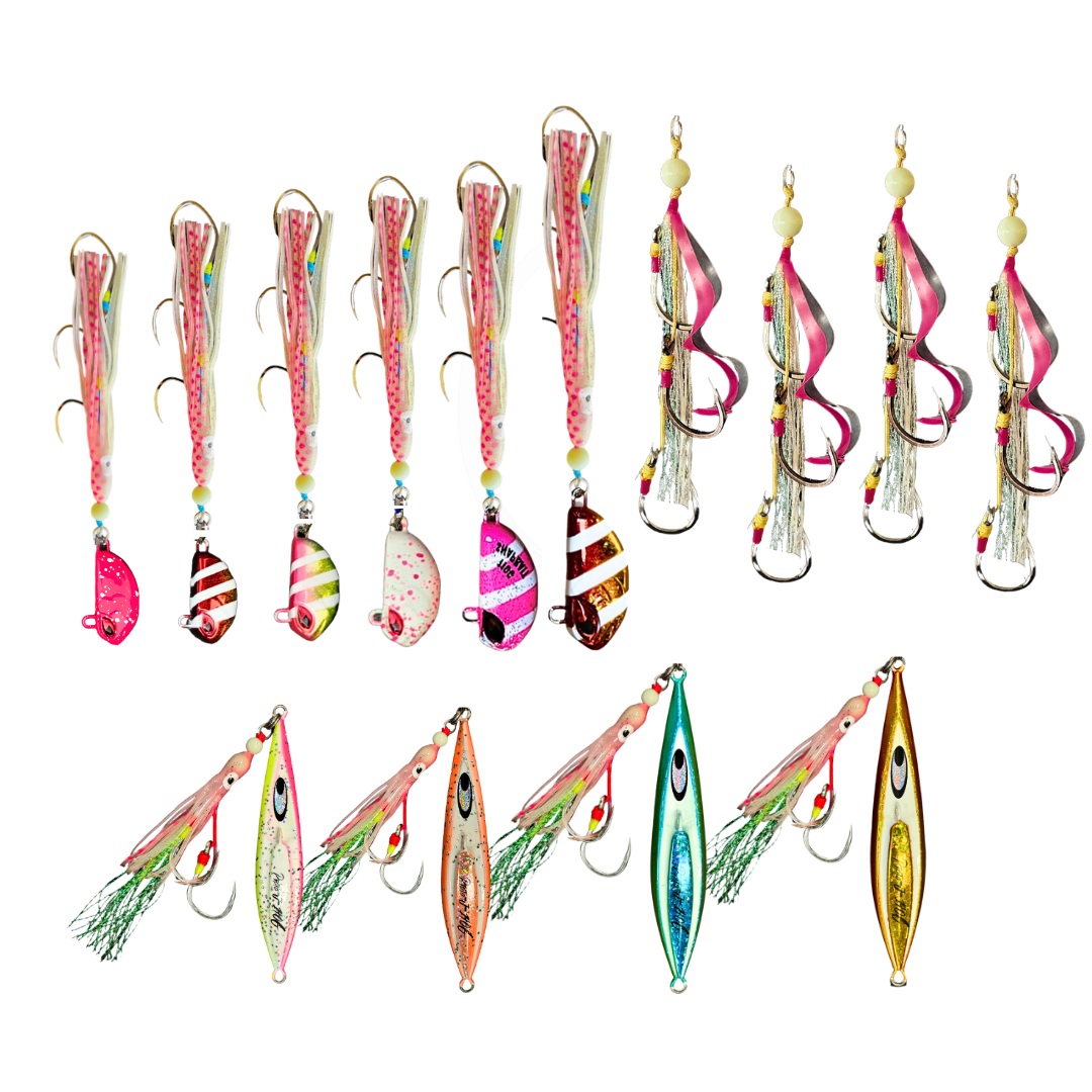 Epic Offshore Lure Pack – Red Emperor,  Coral Trout, Kingfish & Tuna
