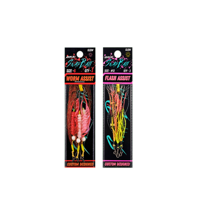 Flash & Blood Worm Assist Hooks – Whiting Rigs
