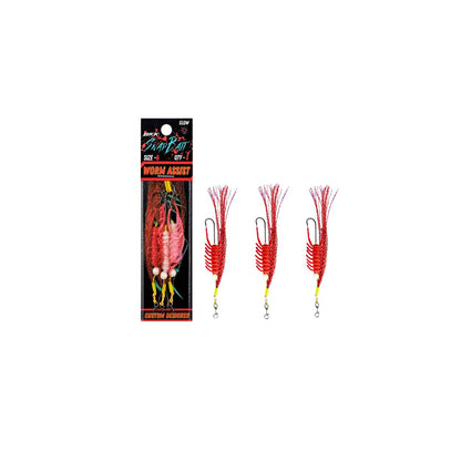 Flash & Blood Worm Assist Hooks – Blood Worm Assist Hooks 3-Pack