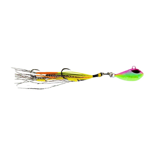 Flash Worm Hybrid Jig – Yellow/Pink