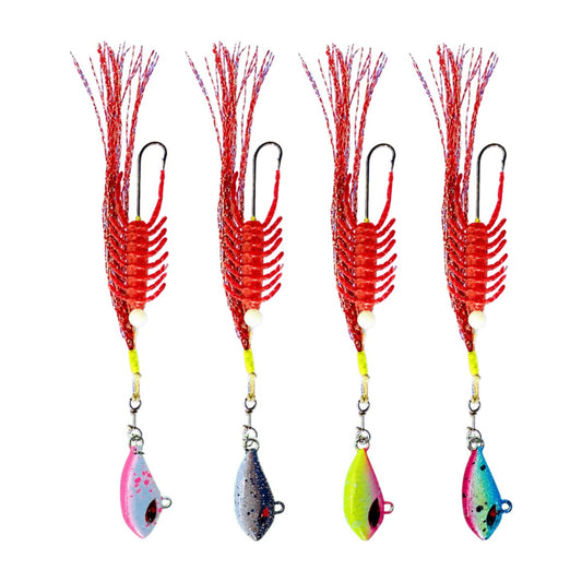 Blood Worm 4-Pack – Whiting & Flathead