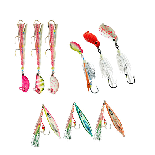 3-Way Reef Lure Pack – Coral Trout & Red Emperor