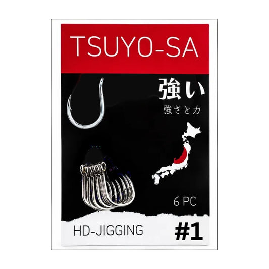 TSUYO-SA HD Jigging Hooks – Heavy-Duty BKK