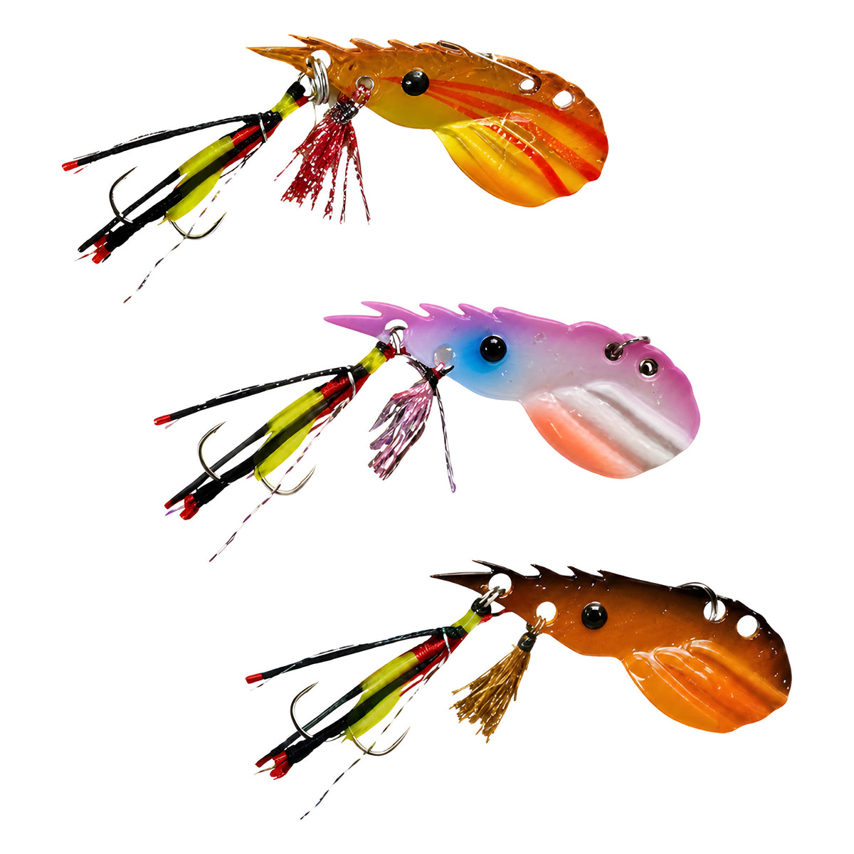 ZeroFG Prawn Vibe 3-Pack in RedLine, Pink and Dark Brown