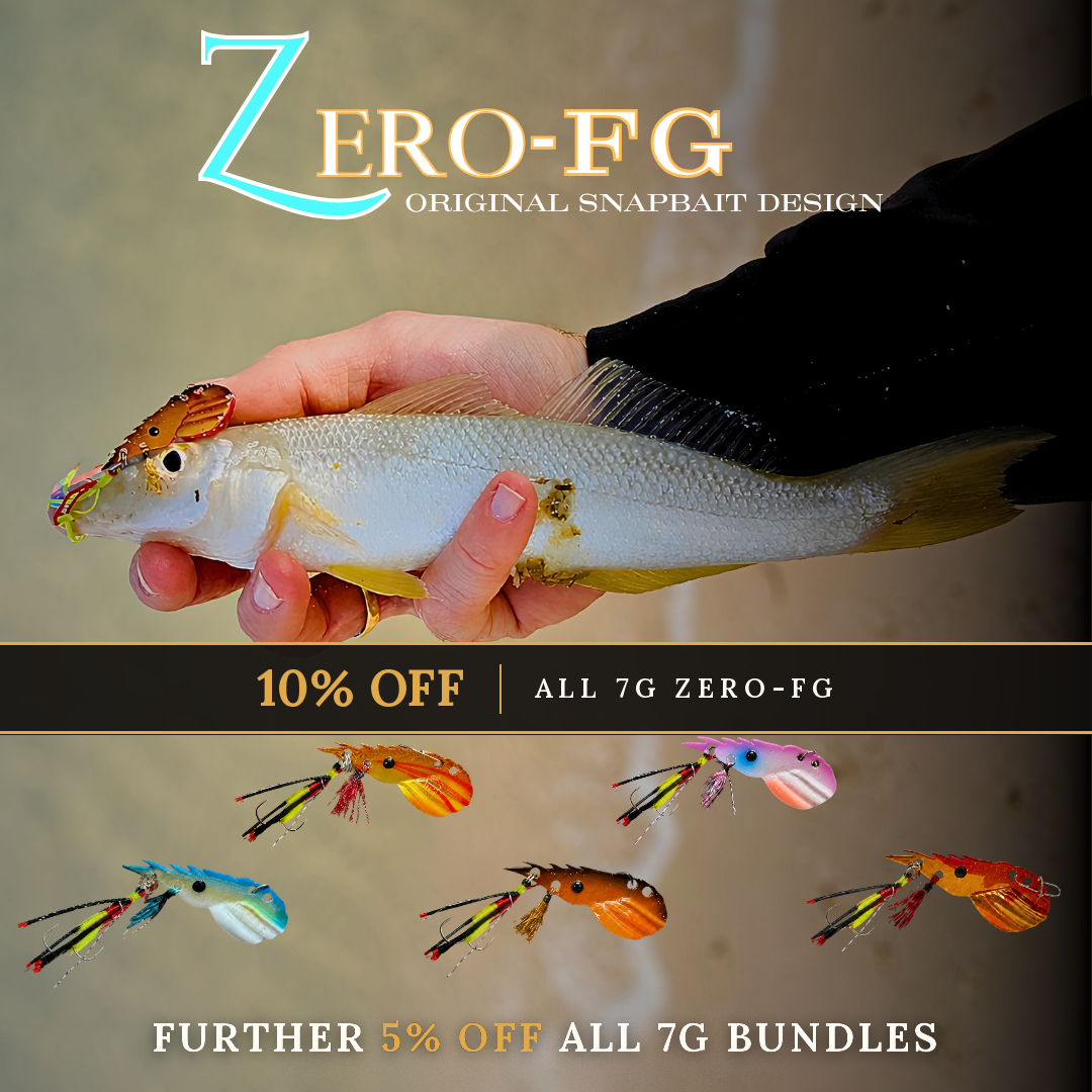 ZeroFG Prawn Vibe 3-Pack – Flathead & Whiting – SnapBait, image 2