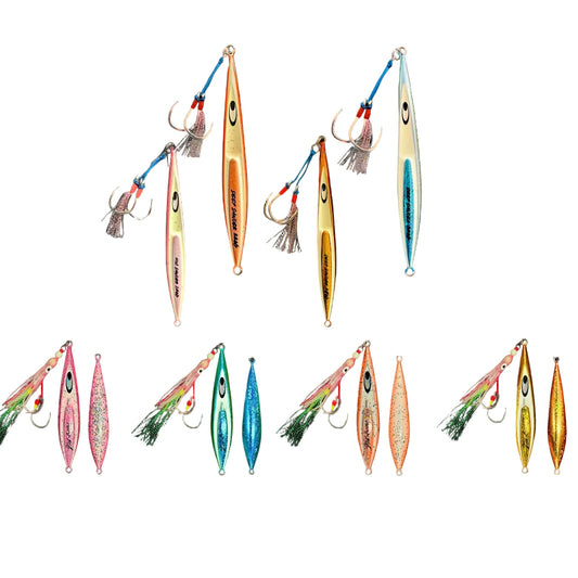 Proto-J + Deep Dancer Pack – Reef & Pelagic Jigs – 30g Proto-J - 30g Mini Dancer